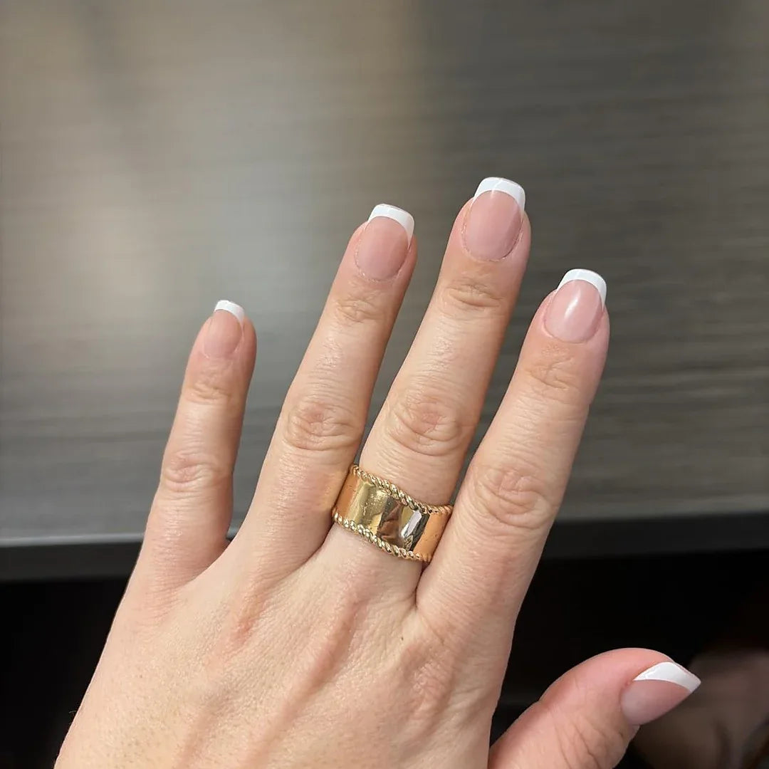 Classic French Square Nails - Press On Nails