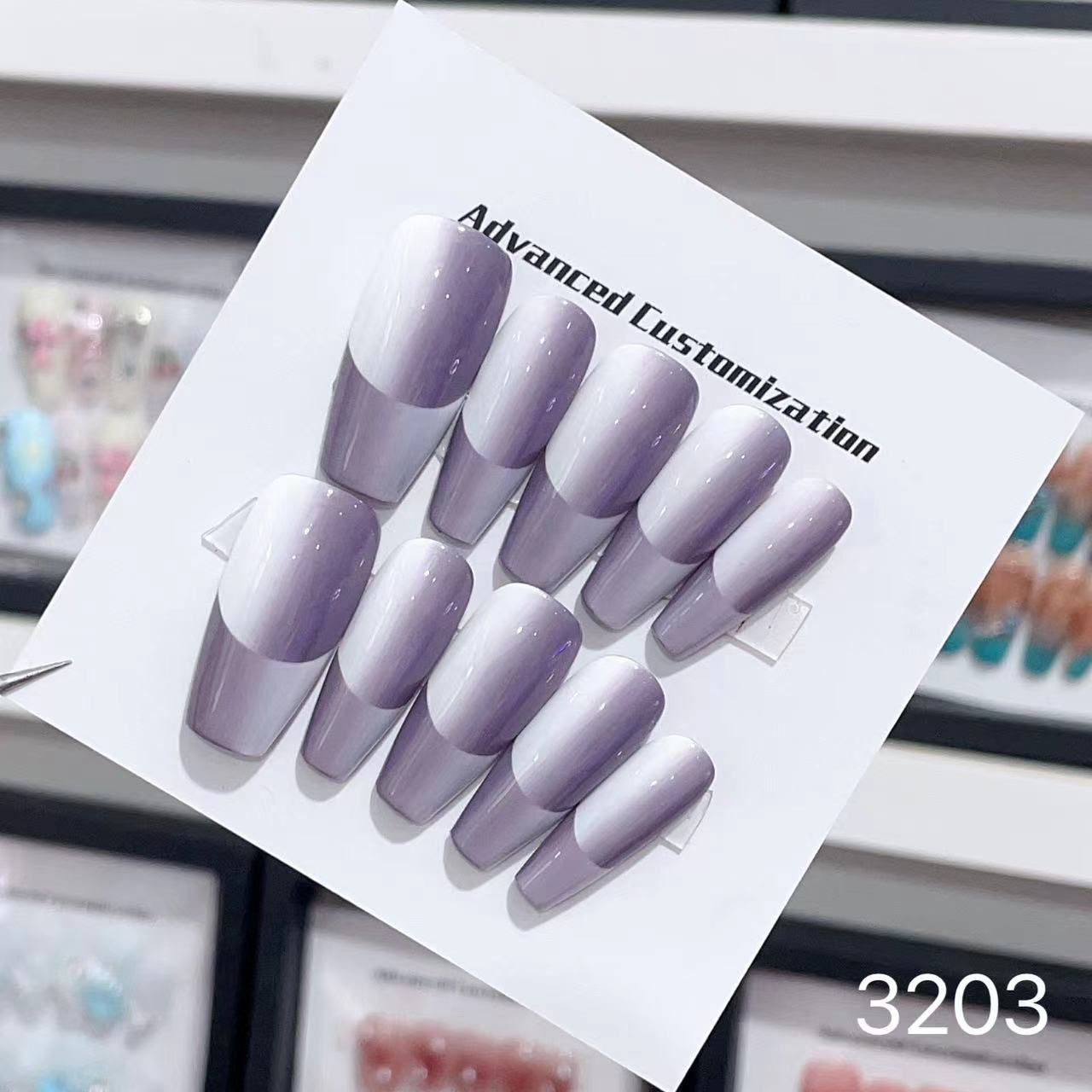 0962- Handmade press on nails fake nails removable