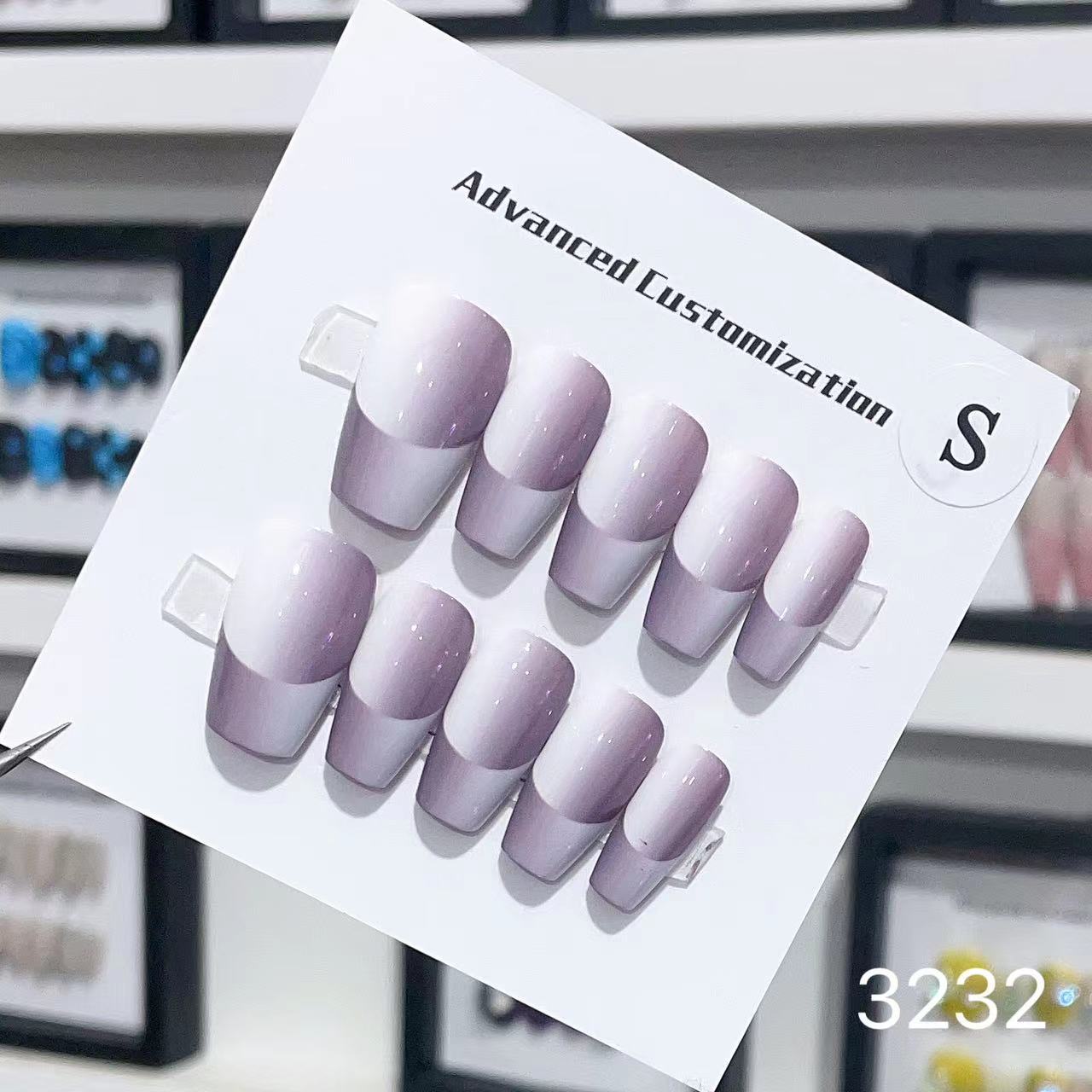 0962- Handmade press on nails fake nails removable