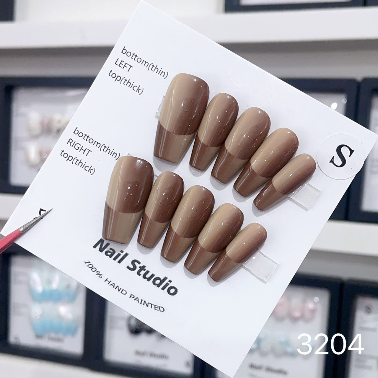 0962- Handmade press on nails fake nails removable